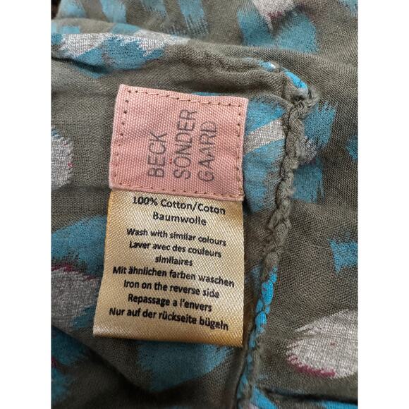 Beck Söndergaard 100% Cotton Leopard Print Scarf / Wrap — 33” x 74” - Picture 7 of 8